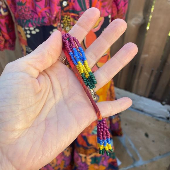 Anthropologie X Farm Rio Button-Front Maxi Dress size 2X - Picture 11 of 16